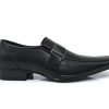 Stone Men's Dress Loafers Elastic Slip on with Buckle Fashion Shoes Runs Half Size Big