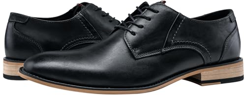 Men's Dress Shoes Leather Classic Formal Mens Oxfords Retro Derby Oxford