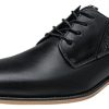 Men's Dress Shoes Leather Classic Formal Mens Oxfords Retro Derby Oxford