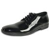 Men Dress Shoe Oxford Formal Tuxedo for Prom Wedding - Wide Width Available Black Patent Cognac