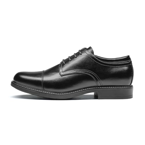 Men's Dress Oxford Shoes Classic Lace Up Formal Cap Toe Shoes