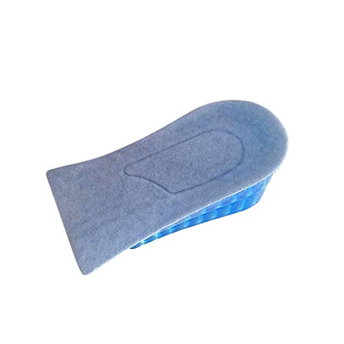 2-Layer Height Increase Insole Silicone Heel Cushion Inserts Gel Heel Pads Taller Height Lift Comfy Unisex Men Women Shoes