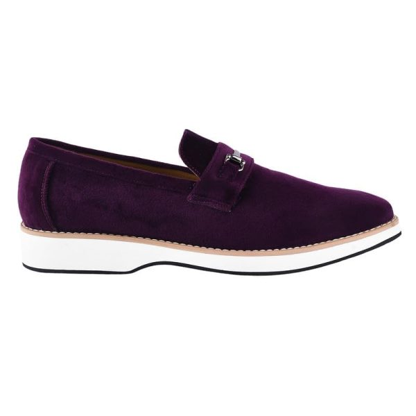 Mens Canvas Textile & Suede Leather Adults Noble Penny Loafers Slip On Prom & Wedding Party Shoes for Prom Graduation