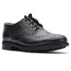 Leather Ghillie Brogue Kilt Shoes Traditional Scottish Piper and Highland Outfit Wedding Shoes Featuring Extra Long Laces &