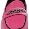 Plum05 Men's Dress Loafers Elastic Slip on with Buckle Fashion Shoes