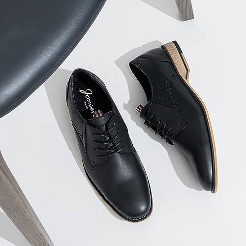 Men's Dress Shoes Leather Classic Formal Mens Oxfords Retro Derby Oxford