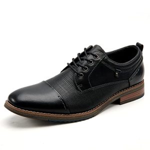 Mens Dress Shoes Modern Oxford Leather Formal Shoe for Business and Derby Occasions