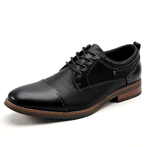 Mens Dress Shoes Modern Oxford Leather Formal Shoe for Business and Derby Occasions