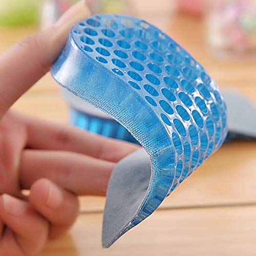 2-Layer Height Increase Insole Silicone Heel Cushion Inserts Gel Heel Pads Taller Height Lift Comfy Unisex Men Women Shoes