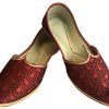 Men's Gold Khussa Shoes Punjabi Jutti Indian Ethnic Mojari Tribal Bridal Shoes