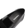 Tuxedo Shoes Patent Leather Wedding Shoes for Men Cap Toe Lace up Formal Business Oxford Shoes