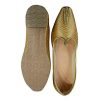 Mens Gold Antique Wedding Shoes Formal Handmade Jooti Ethnic Jutti Mojari