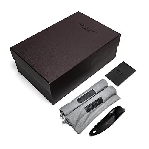 Men's Dress Shoes Genuine Leather Oxfords Luxury Formal Business Suit Shoes with Blake Rapid Stitch