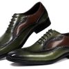 Mens Oxfords Formal Dress Suit Shoes Genunie Leather Wingtip Brogues Modern Derby Fashion Prom Wedding Business Casual