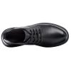 Men's Platform Dress Oxford Formal Shoes Lace Up Genuine Leather Block Heel Wedding Prom Round Toe