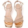 Womens Sandals Strappy Heels for Women Ankle Strap Lace Up Heels Square Open Toe Heels Tie Up Stiletto High Heeled Sandals for