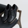 Men's Dress Shoes Leather Classic Formal Mens Oxfords Retro Derby Oxford