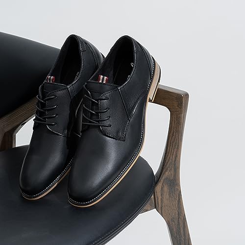 Men's Dress Shoes Leather Classic Formal Mens Oxfords Retro Derby Oxford