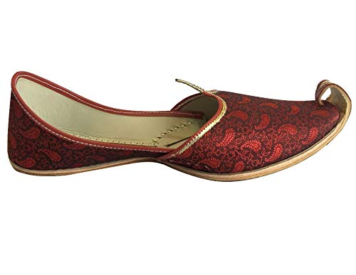 Men's Gold Khussa Shoes Punjabi Jutti Indian Ethnic Mojari Tribal Bridal Shoes