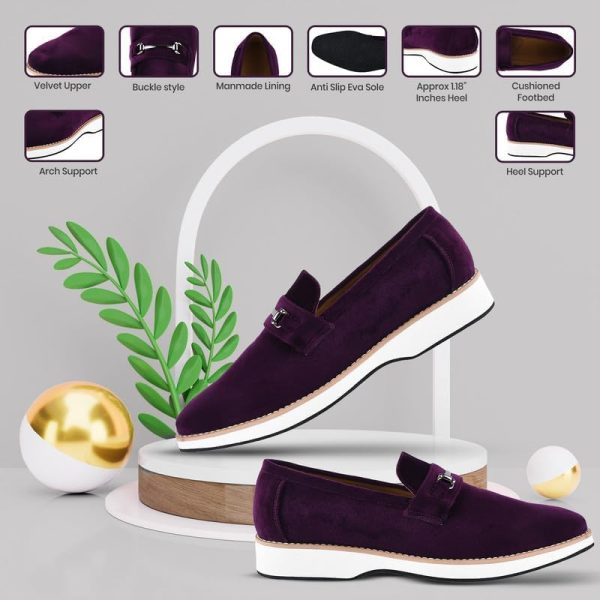 Mens Canvas Textile & Suede Leather Adults Noble Penny Loafers Slip On Prom & Wedding Party Shoes for Prom Graduation