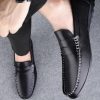 PU Leather Slip Resistant Flat Heel Lightweight Classic Slip-on Party Shoes Wedding Loafers for Mens
