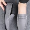 PU Leather Slip Resistant Flat Heel Lightweight Classic Slip-on Party Shoes Wedding Loafers for Mens