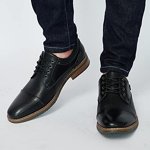 Mens Dress Shoes Modern Oxford Leather Formal Shoe for Business and Derby Occasions