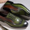 Mens Oxfords Formal Dress Suit Shoes Genunie Leather Wingtip Brogues Modern Derby Fashion Prom Wedding Business Casual