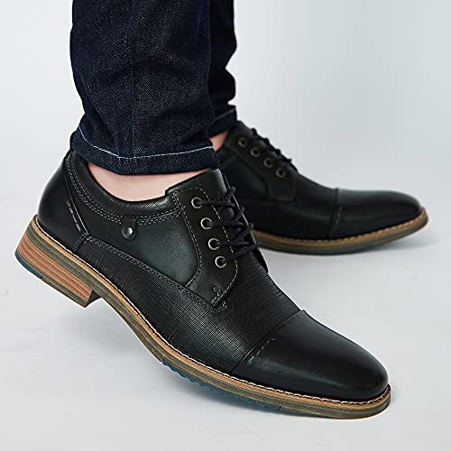 Mens Dress Shoes Modern Oxford Leather Formal Shoe for Business and Derby Occasions