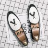 Men's Leather Loafers with Tassels, Two-Toned, Low Heel Slip On Shoes for Dance Party Wedding Prom