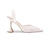 Slingback Mesh Mule Heels for Women with 3.75 Inches Heel
