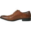 Men Dress Shoe King Classic Lace-up Oxford Plain or Cap Toe or Wingtip Leather Sock Medium and Wide Width Size from 6 to 18