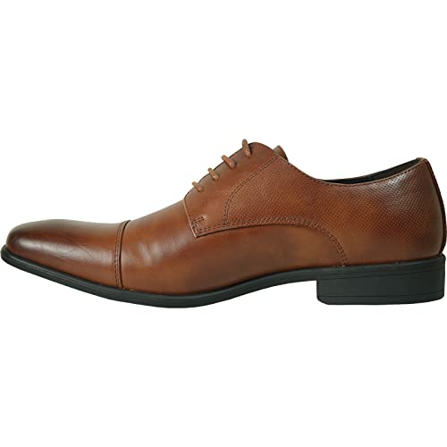 Men Dress Shoe King Classic Lace-up Oxford Plain or Cap Toe or Wingtip Leather Sock Medium and Wide Width Size from 6 to 18