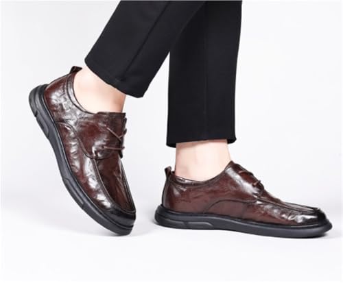 Oxfords Classic Lace Up Casual Shoes Anti-Slip Block Heel Formal Business Work Soft Wedding Shoes Breathable Comfy Rubber Sole