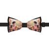 Woman with High Heel Shoes Luxury Bow Ties for Men Adjustable Bowtie Pre-Tied for Wedding Party