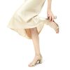Women's Heeled Sandals Open Toe Ankle Strap 2.5-Inch Chunky Heels Dress Shoes Wide Feet Friendly