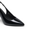 Women's Heels Slingback Stiletto Pumps Shoes Pointed Closed Toe Kitten Heels Dress Bridal Elegant Wedding Sexy Party
