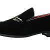 Mens Slip-On Loafers Business Dress Tuxedo Leather Lined Slippers Driving Moccasins Lightweight Embroidery Suede Luxury Formal