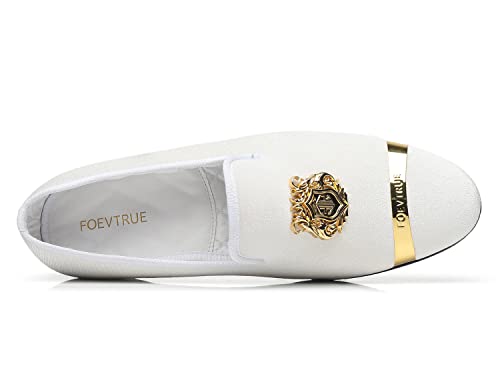 Men's Dress Loafers Velvet Gold Buckle Handmade Party Wedding Shoes