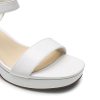 Women's Platform Heels Block Chunky Open Toe Ankle Strap Heel Fashion Wedding Party Dress Sandals Shoes
