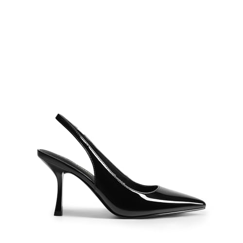 Women's Heels Slingback Stiletto Pumps Shoes Pointed Closed Toe Kitten Heels Dress Bridal Elegant Wedding Sexy Party