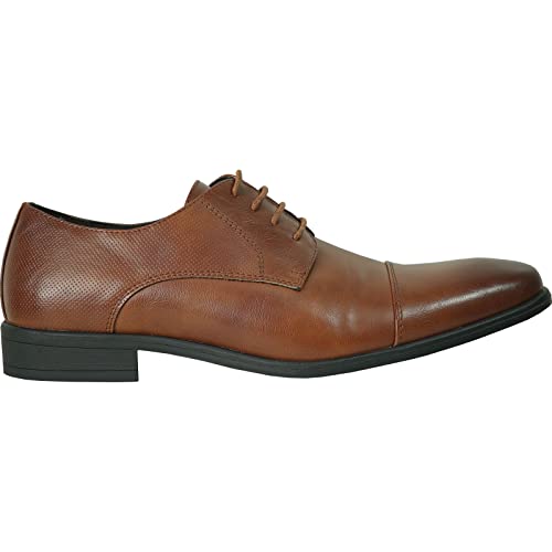 Men Dress Shoe King Classic Lace-up Oxford Plain or Cap Toe or Wingtip Leather Sock Medium and Wide Width Size from 6 to 18