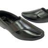 Punjabi Jutti for Men Mojari BlackSherwani Shoes Pakistani Jutti Groom Loafers Slipon Jalsa