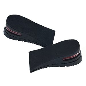 Height Increase Insoles 2-Layer Air up Shoe Lifts Elevator Shoes Insole -4.5 cm (1.8 inches) Heels Lift Inserts for Men and