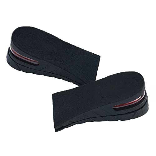 Height Increase Insoles 2-Layer Air up Shoe Lifts Elevator Shoes Insole -4.5 cm (1.8 inches) Heels Lift Inserts for Men and