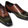 Mens Oxfords Formal Dress Suit Shoes Men's Fashion Modern Genunie Leather Wingtip Brogues Derby Prom Wedding Business Causal Two