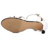 Unisex Men's Women's Sandals Ankle Strap Cross Slingback Kitten Heel