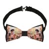Woman with High Heel Shoes Luxury Bow Ties for Men Adjustable Bowtie Pre-Tied for Wedding Party