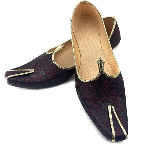 Wedding Nagra Shoes for Men Flats Punjabi Jutti (MF101)