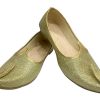 Mens Gold Glitter Wedding Shoes Formal Shoes Handmade Jooti Ethnic Jutti Mens Mojari